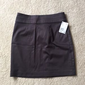 Brown-grey mini skirt